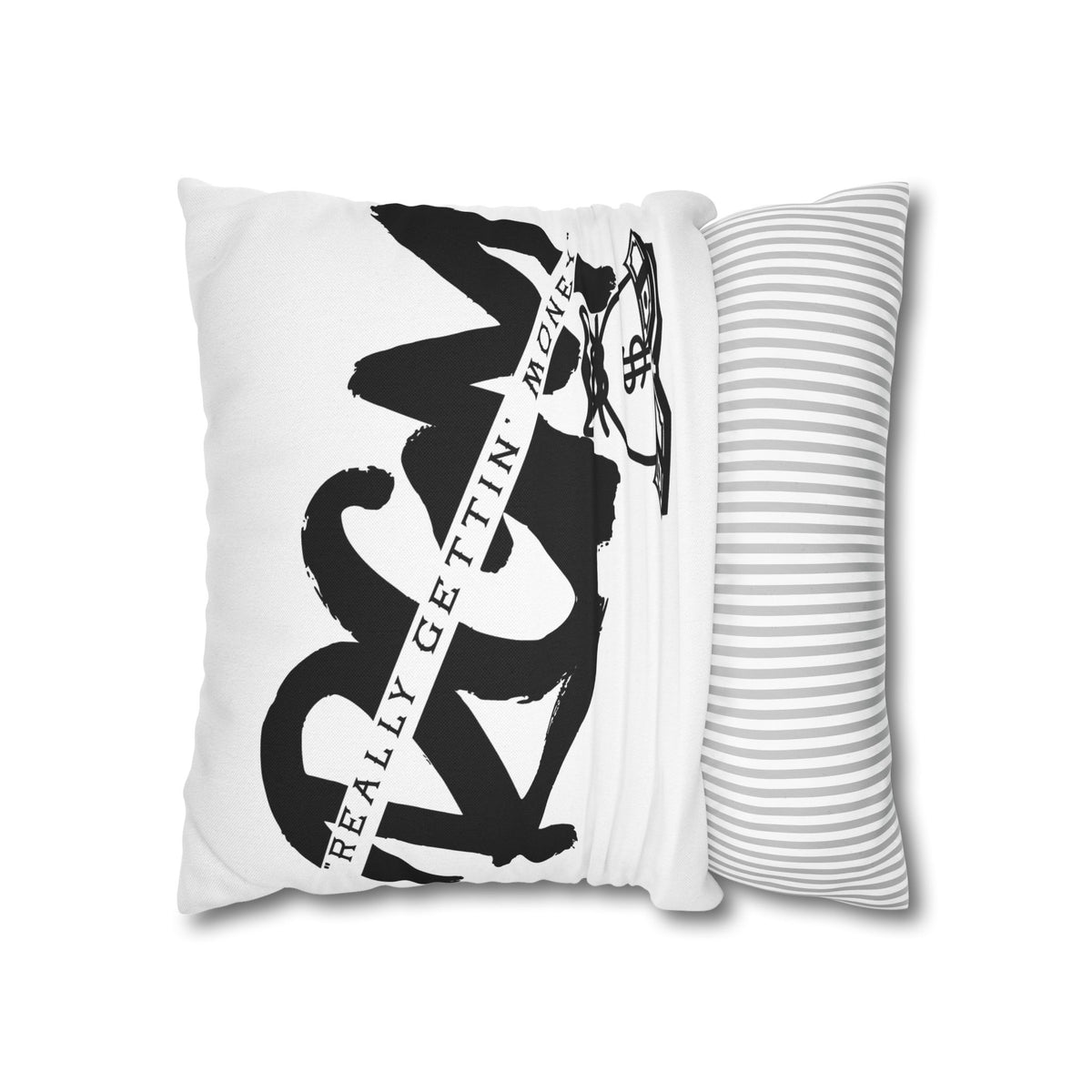Money Bag Pillowcase – "Really Gettin' Money" Decorative Throw Pillow