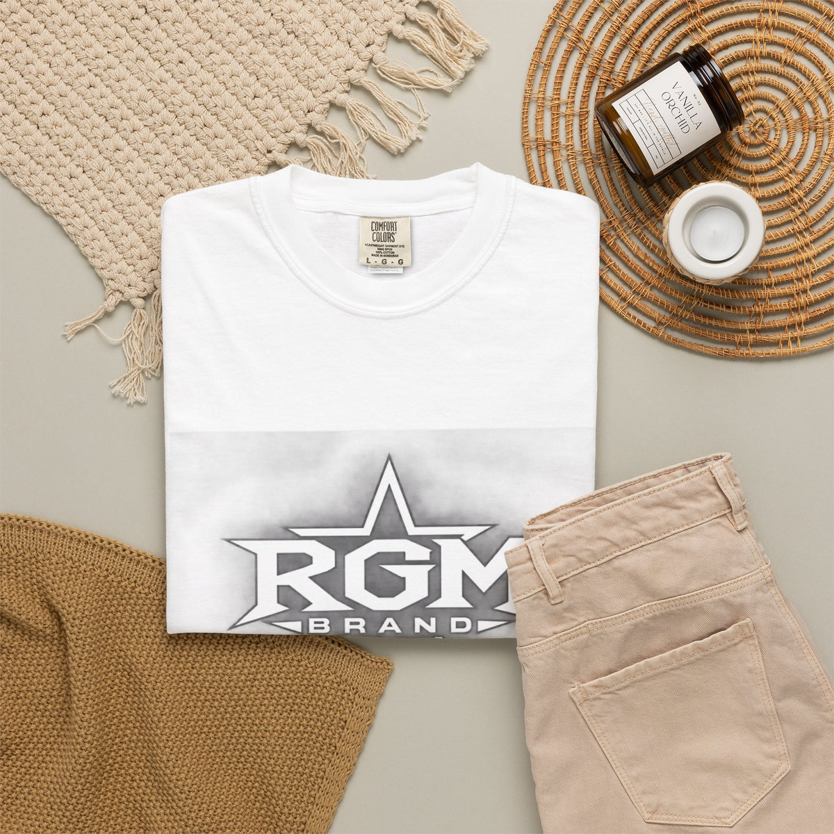 RGM BRAND Garment-Dyed T-shirt