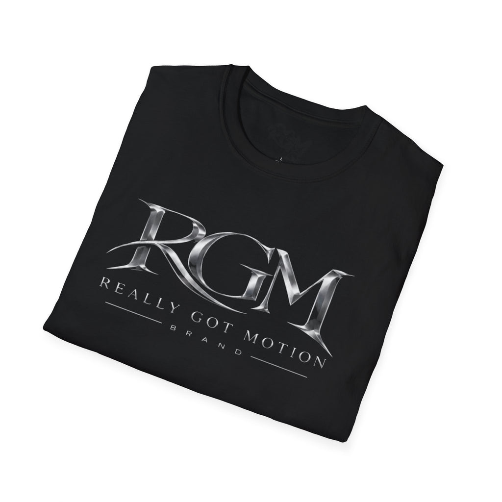 Unisex RGM Metallic Logo T-Shirt — "Really Got Motion" Graphic Tee