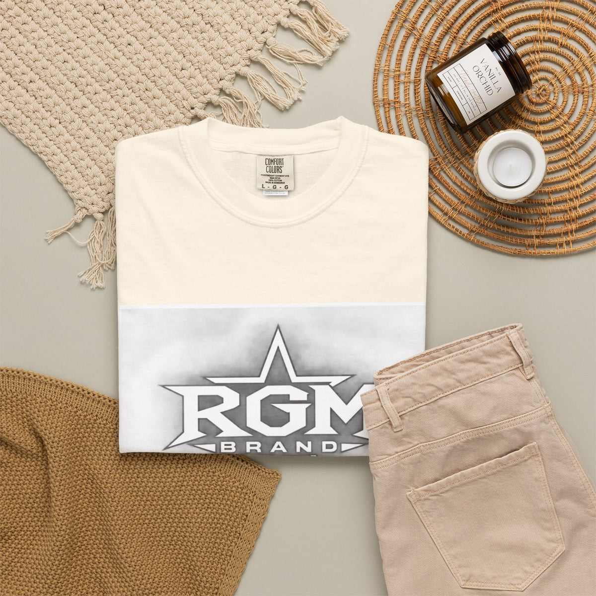 RGM BRAND Garment-Dyed T-shirt