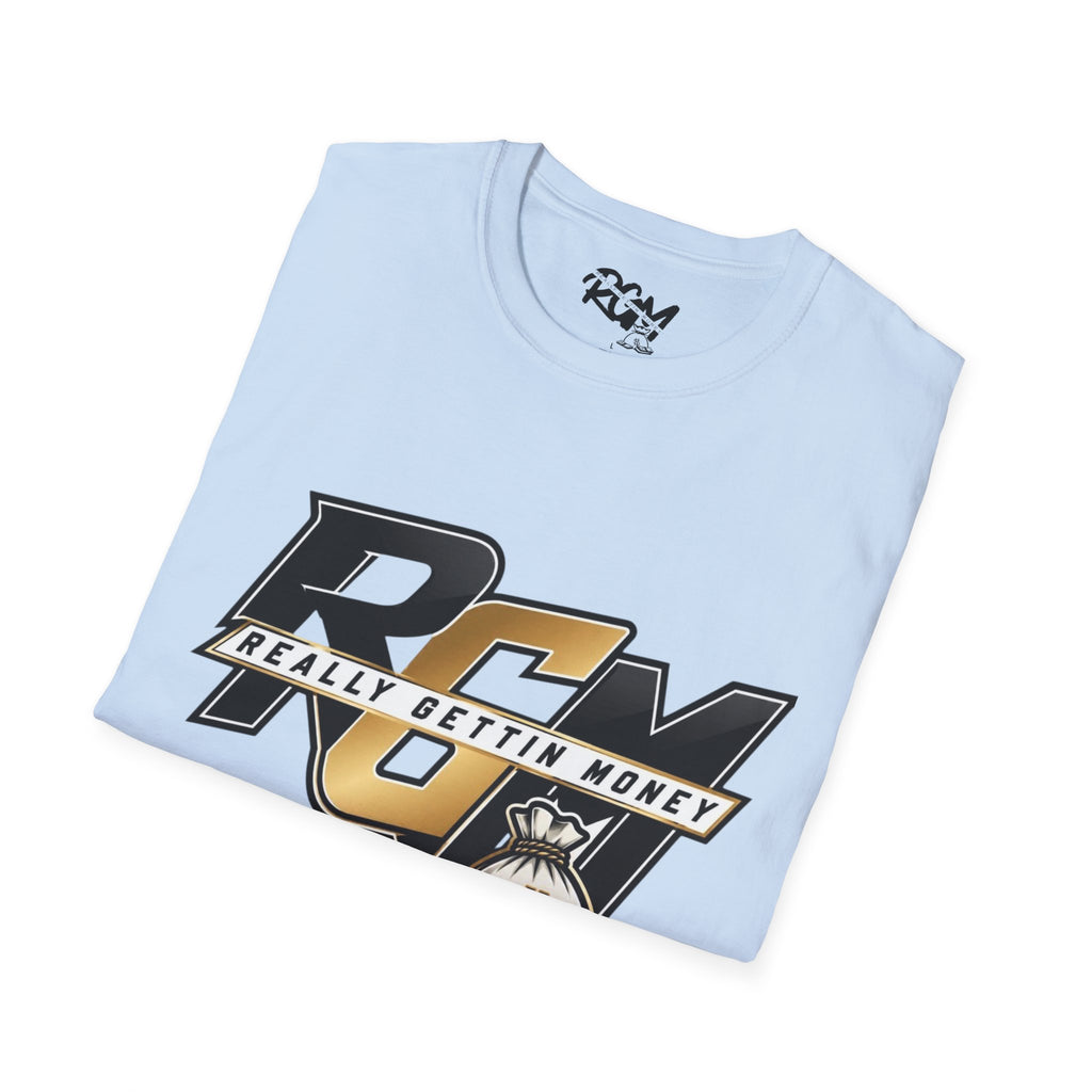 Unisex T-Shirt — RGM (Really Gettin Money) Graphic Tee with Money Bag Logo