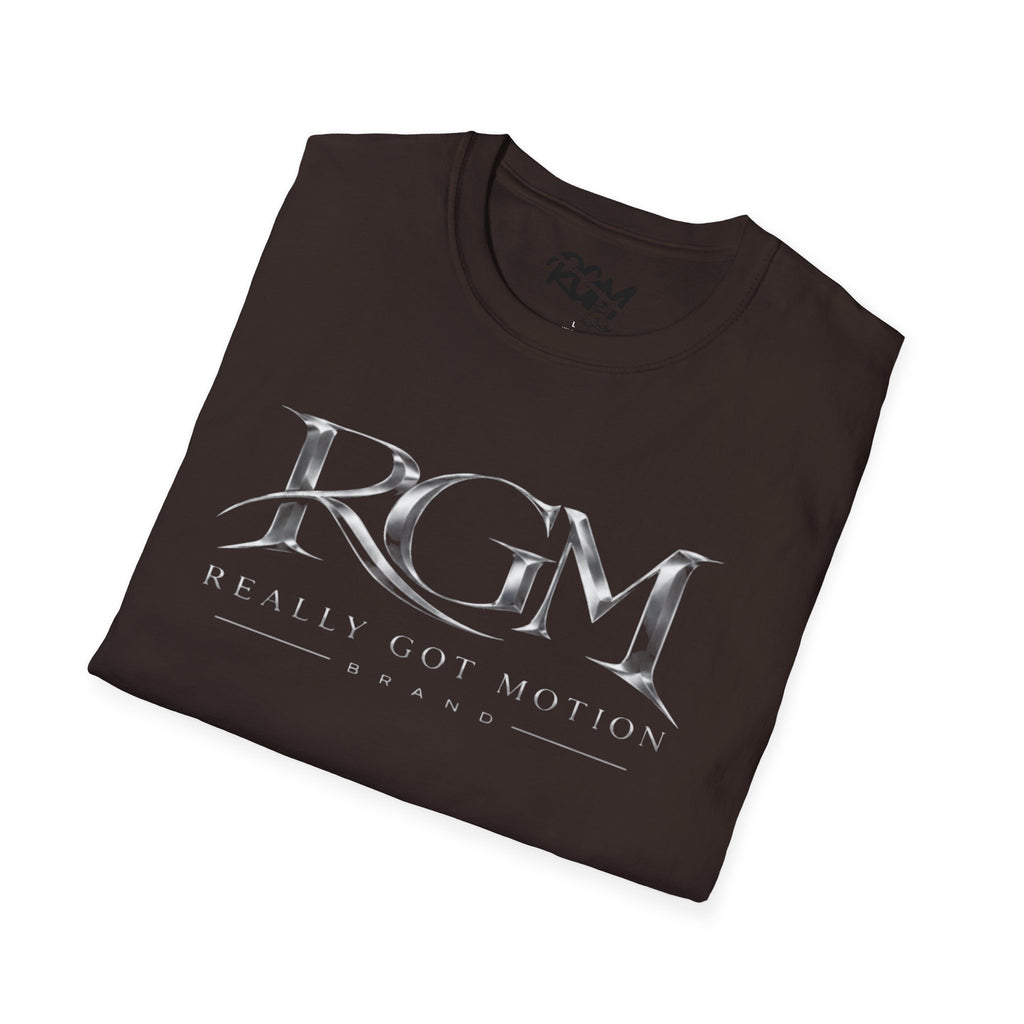 Unisex RGM Metallic Logo T-Shirt — "Really Got Motion" Graphic Tee