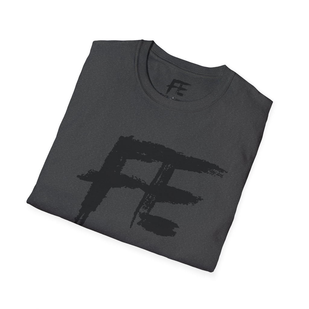 Unisex F*ck E'Rbody Graphic Tee — Bold FE Brushstroke Statement T-Shirt