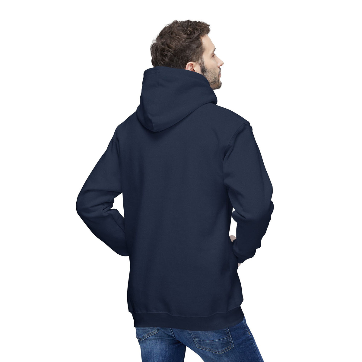 Unisex RGM Distressed Logo Hoodie — Vintage Nautical Graphic Pullover
