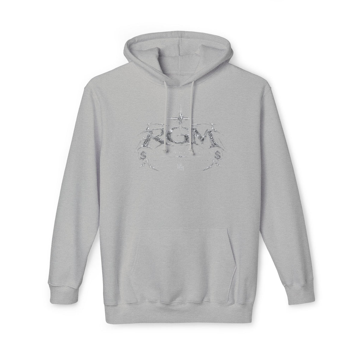 Unisex RGM Distressed Logo Hoodie — Vintage Nautical Graphic Pullover