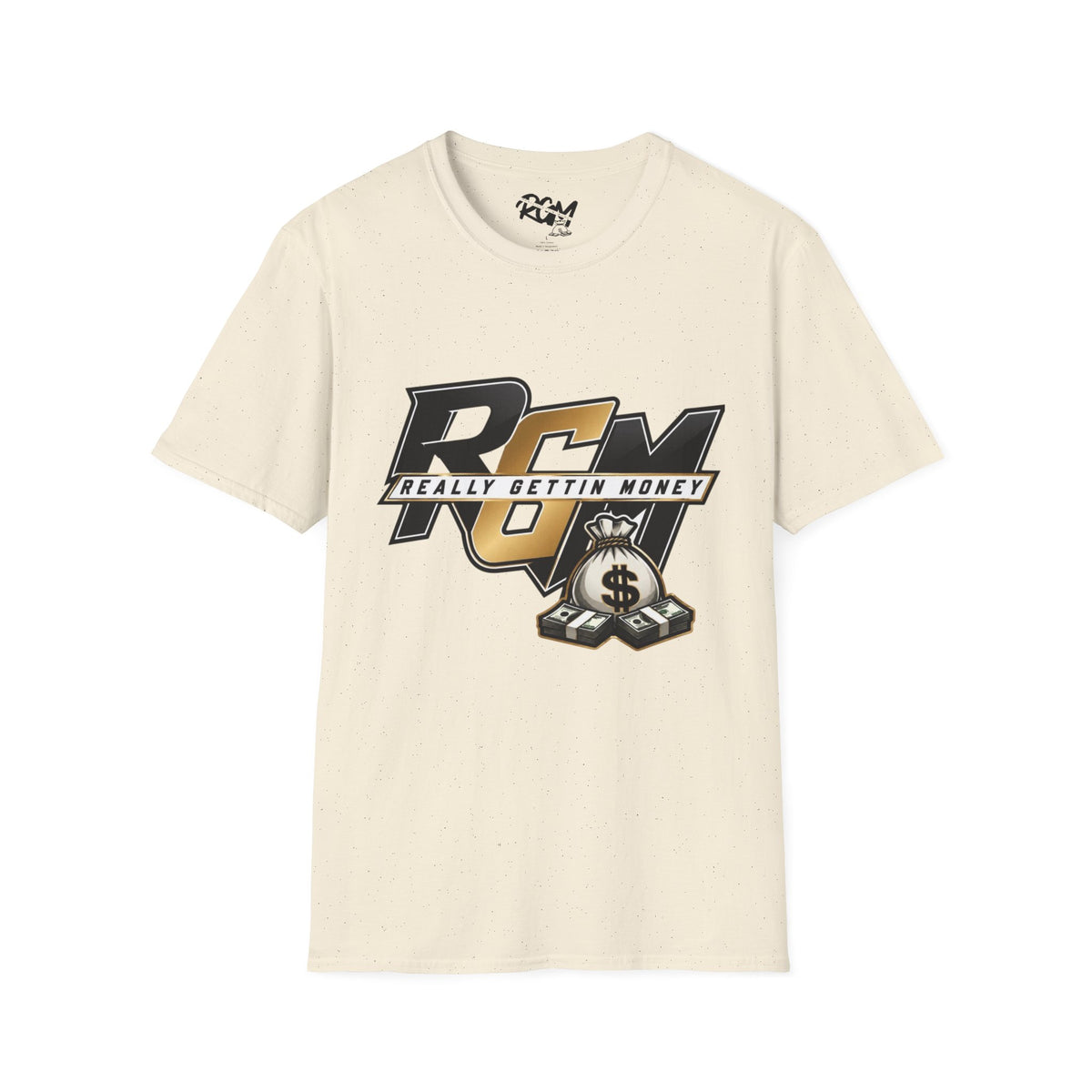 Unisex T-Shirt — RGM (Really Gettin Money) Graphic Tee with Money Bag Logo