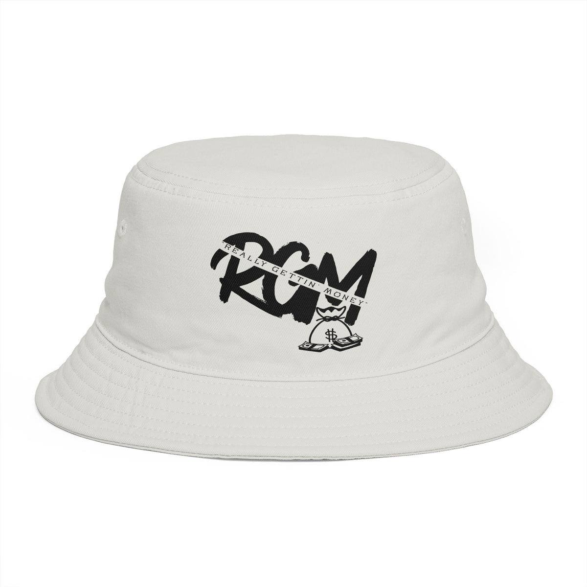 Unisex RGM BRAND RGM Money logo Bucket Hat — Retro Western Streetwear Hat