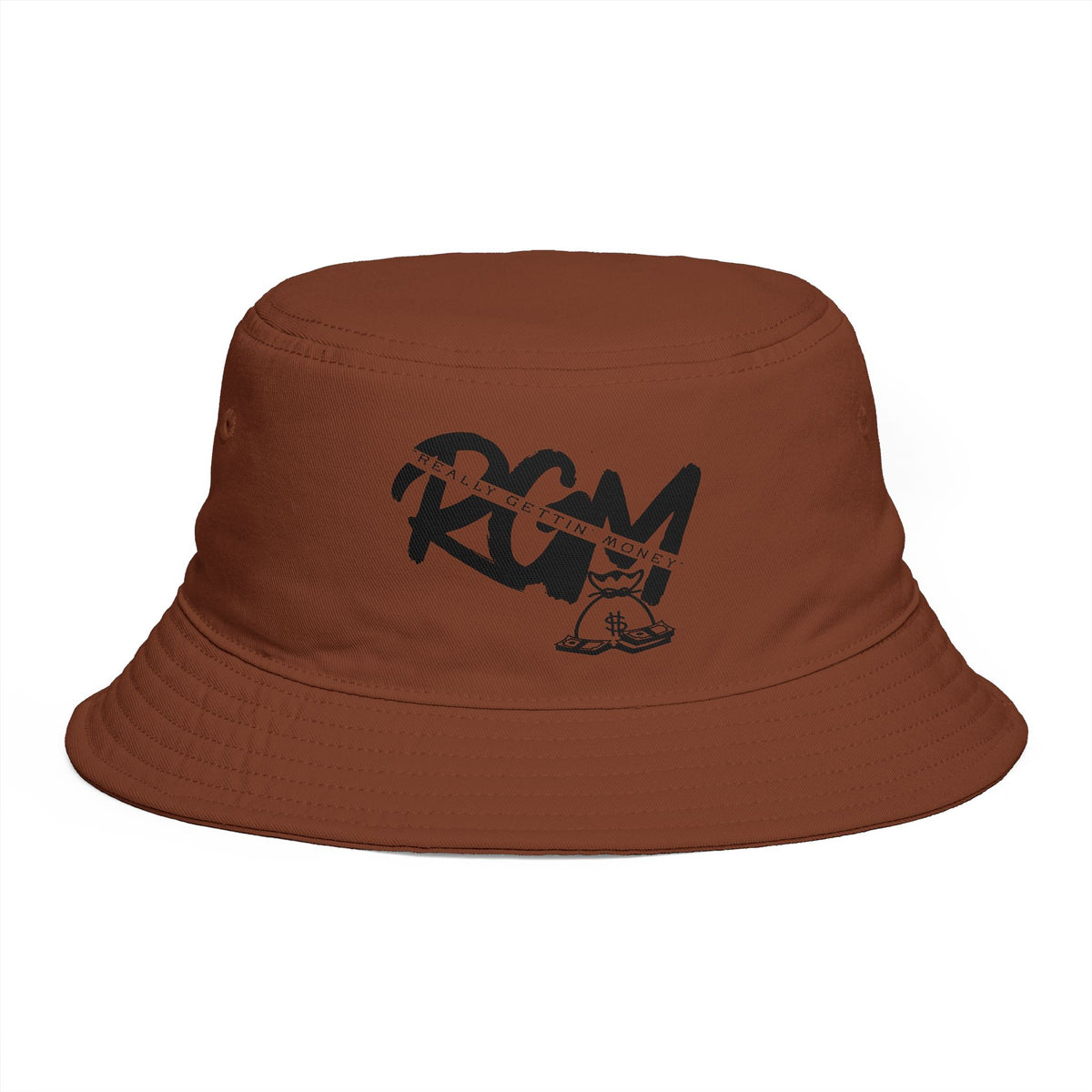 Unisex RGM BRAND RGM Money logo Bucket Hat — Retro Western Streetwear Hat