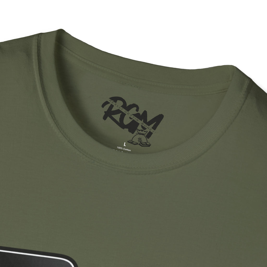 Unisex T-Shirt — RGM (Really Gettin Money) Graphic Tee with Money Bag Logo