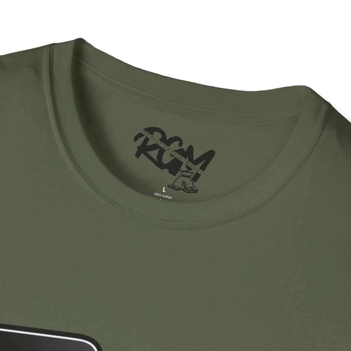 Unisex T-Shirt — RGM (Really Gettin Money) Graphic Tee with Money Bag Logo