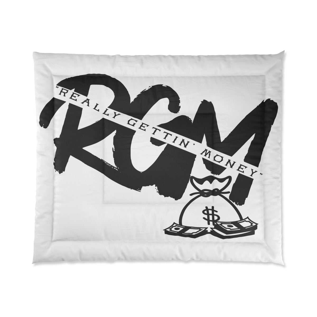 Money Comforter — 'Really Gettin' Money' Graphic Bedding