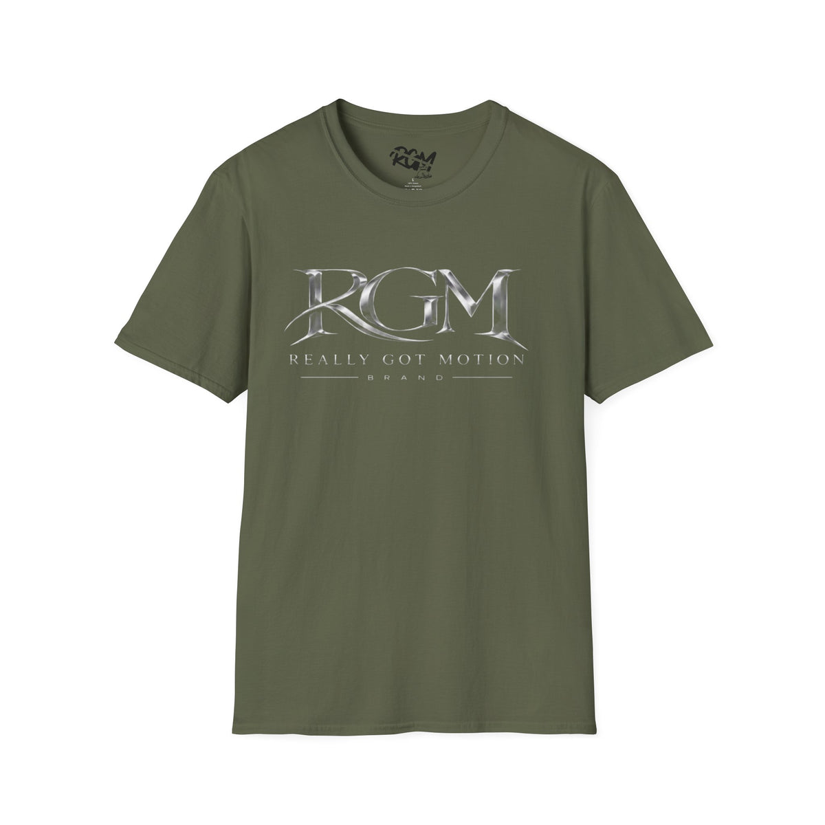 Unisex RGM Metallic Logo T-Shirt — "Really Got Motion" Graphic Tee