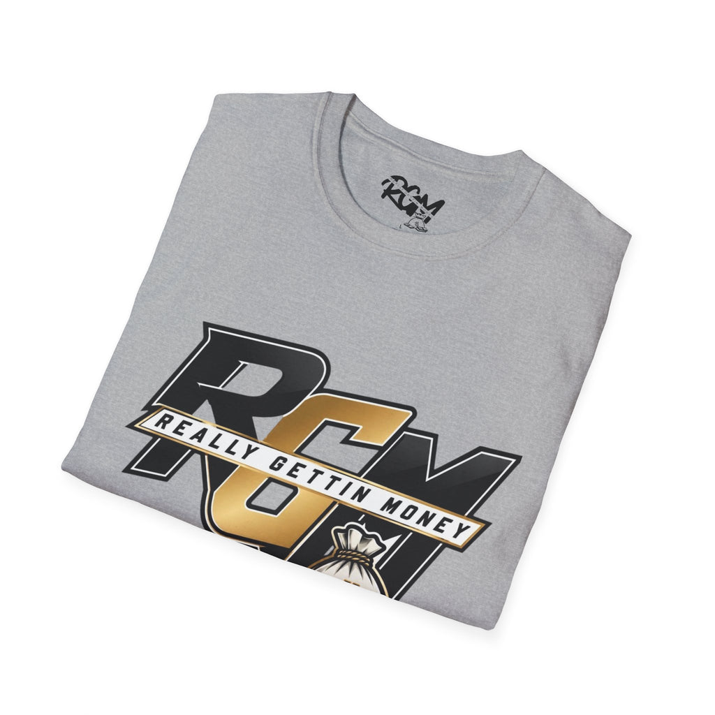 Unisex T-Shirt — RGM (Really Gettin Money) Graphic Tee with Money Bag Logo