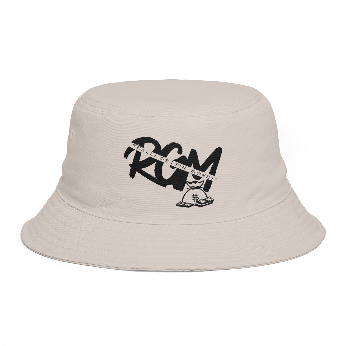 Unisex RGM BRAND RGM Money logo Bucket Hat — Retro Western Streetwear Hat