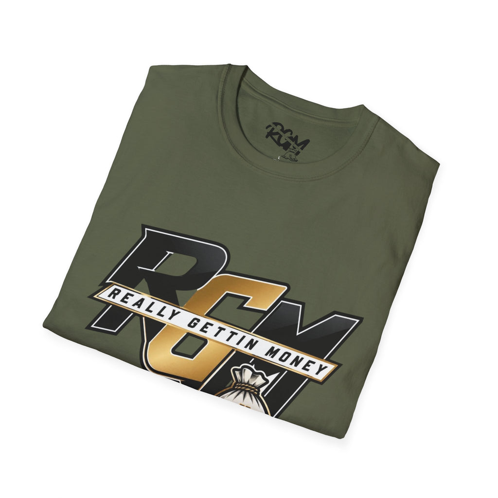 Unisex T-Shirt — RGM (Really Gettin Money) Graphic Tee with Money Bag Logo
