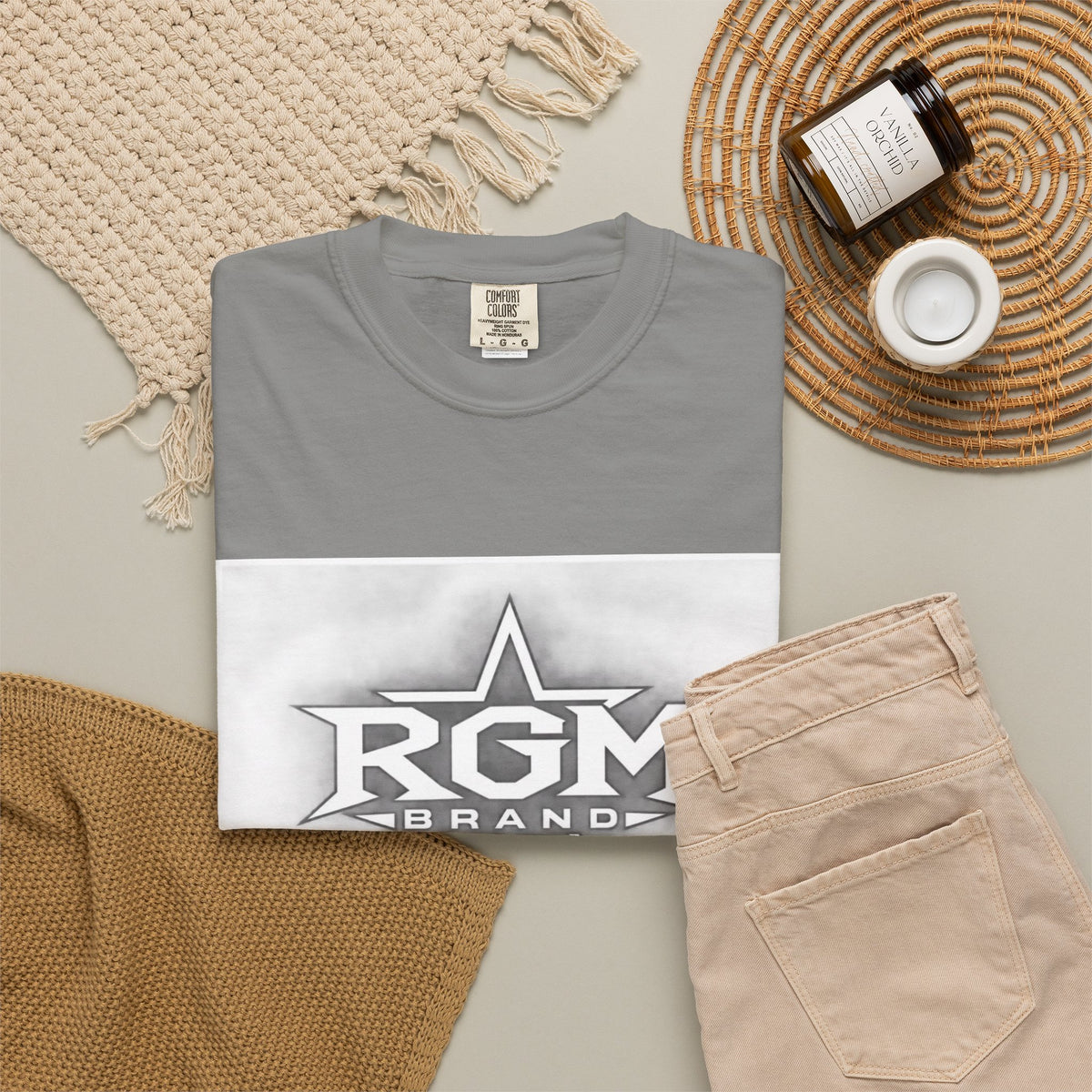 RGM BRAND Garment-Dyed T-shirt