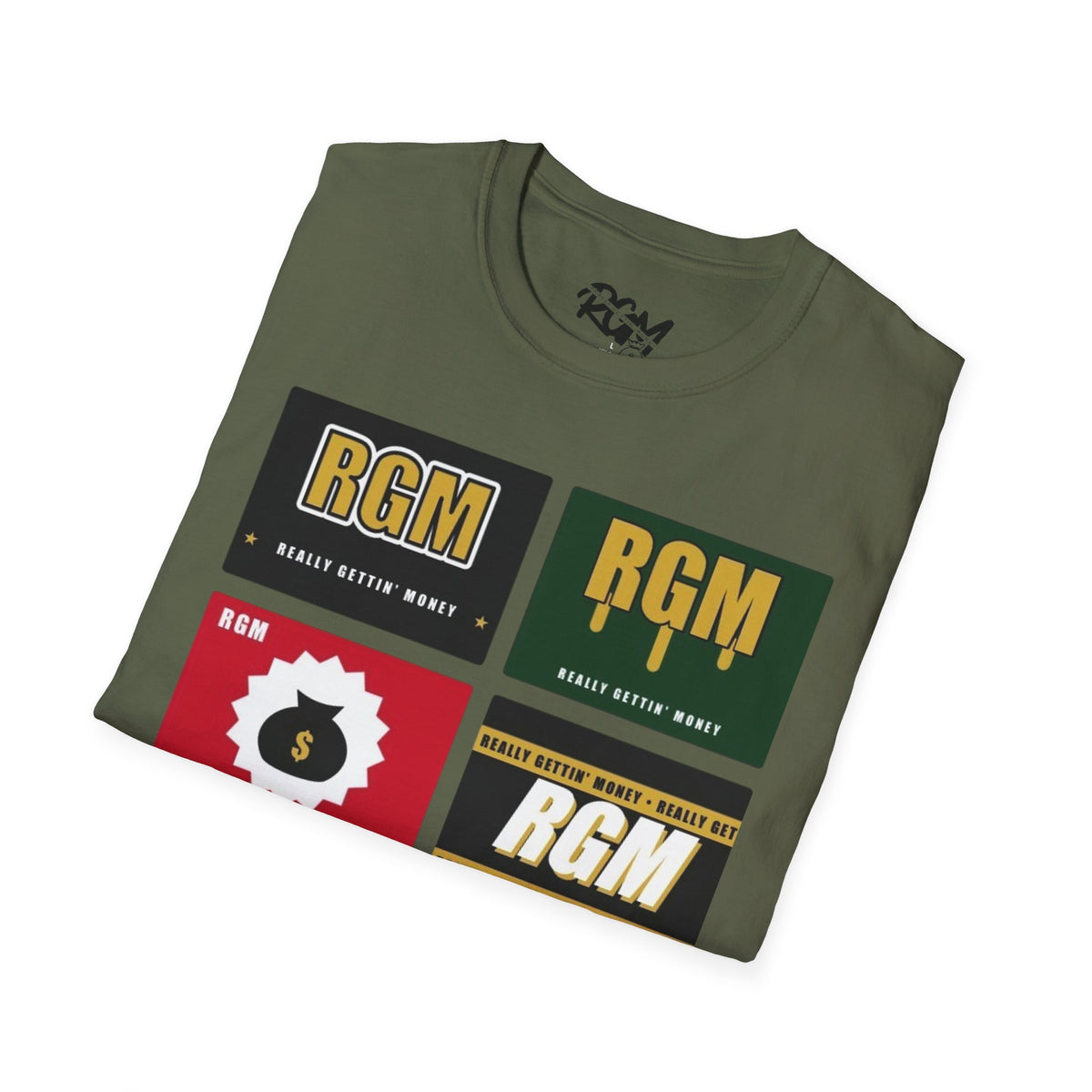 Unisex RGM Retro Logo T-Shirt — Graphic Vintage Patch Design