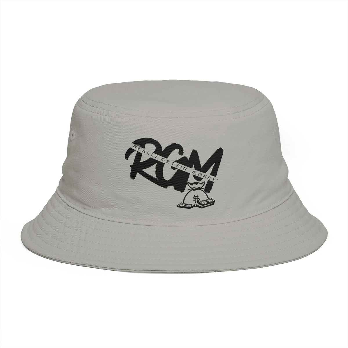 Unisex RGM BRAND RGM Money logo Bucket Hat — Retro Western Streetwear Hat
