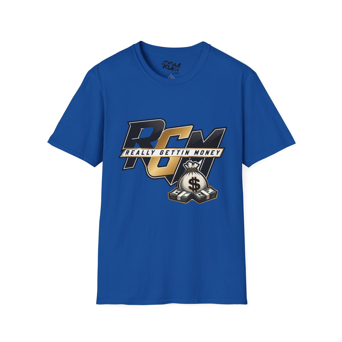 Unisex T-Shirt — RGM (Really Gettin Money) Graphic Tee with Money Bag Logo