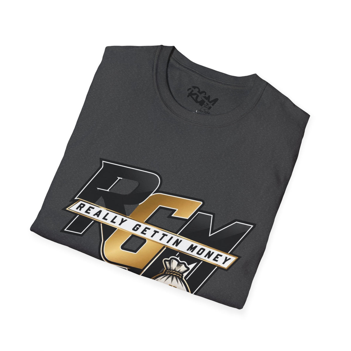 Unisex T-Shirt — RGM (Really Gettin Money) Graphic Tee with Money Bag Logo