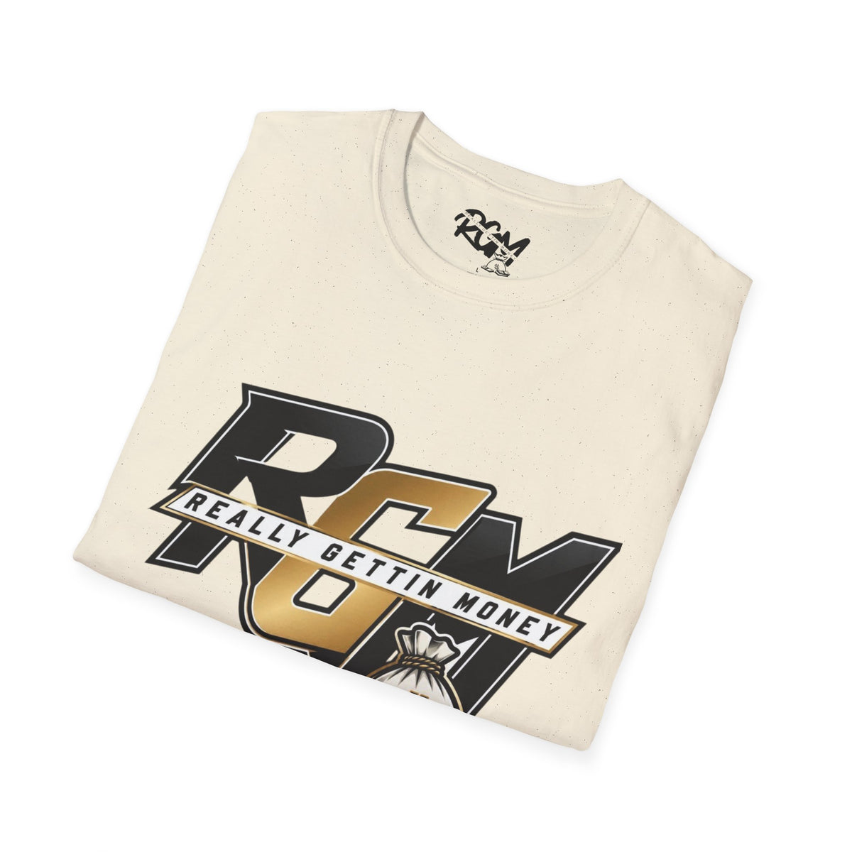 Unisex T-Shirt — RGM (Really Gettin Money) Graphic Tee with Money Bag Logo