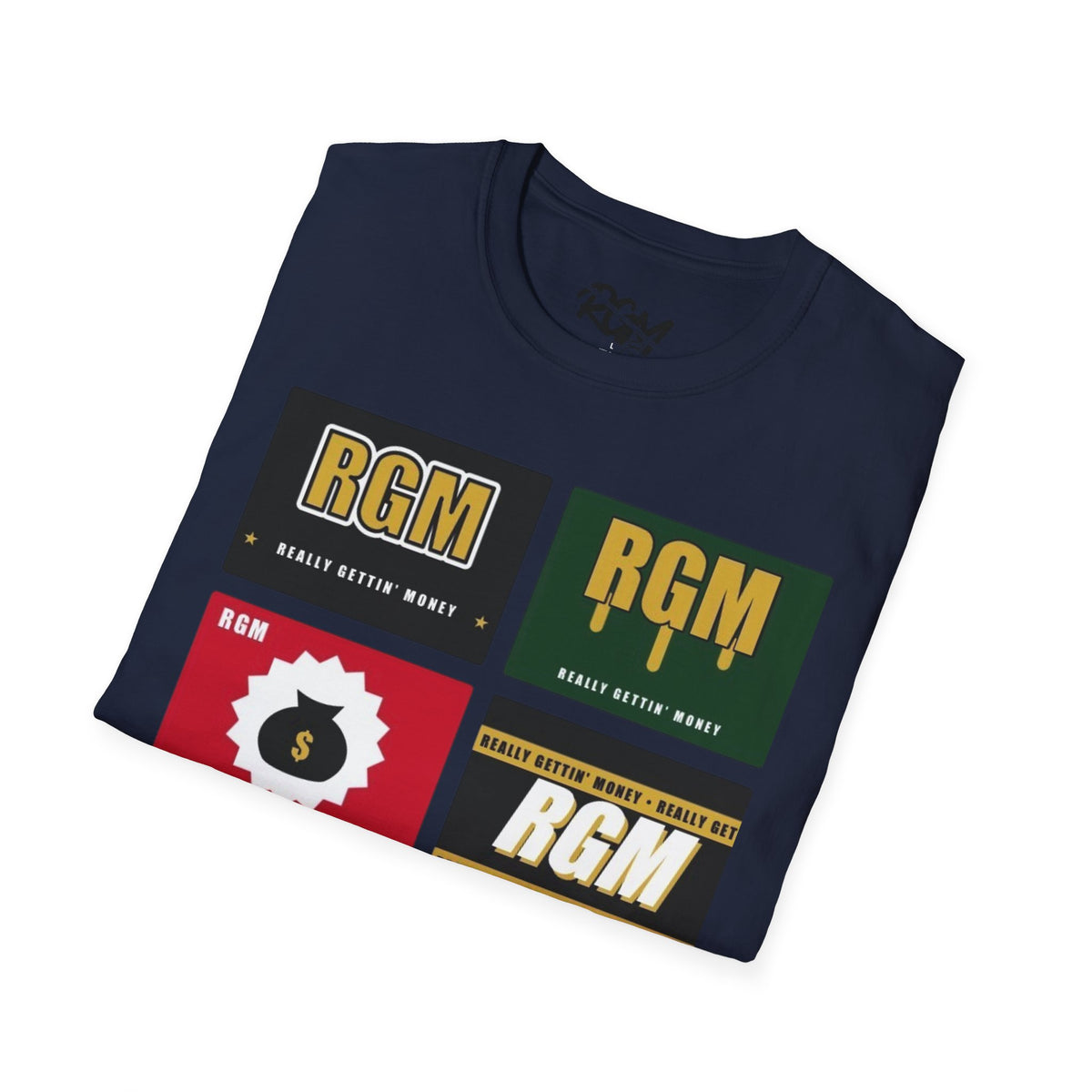 Unisex RGM Retro Logo T-Shirt — Graphic Vintage Patch Design