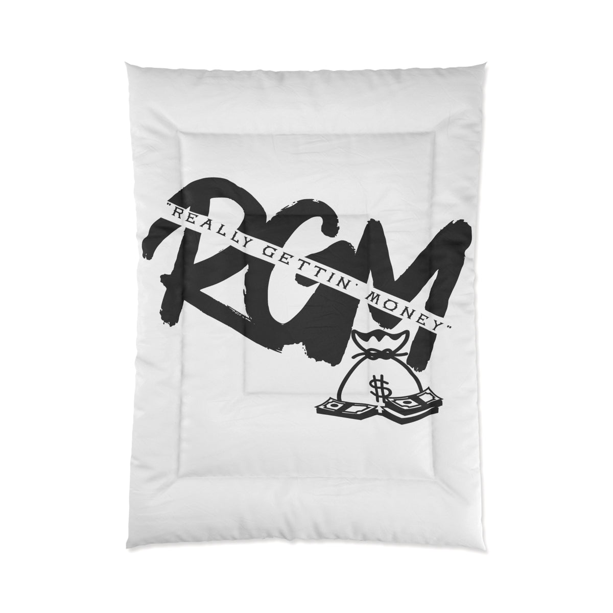 Money Comforter — 'Really Gettin' Money' Graphic Bedding