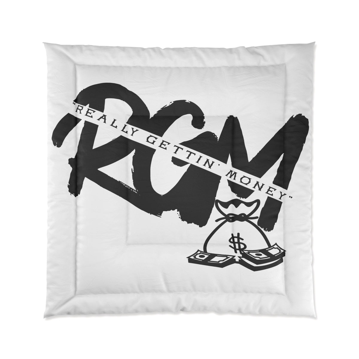 Money Comforter — 'Really Gettin' Money' Graphic Bedding