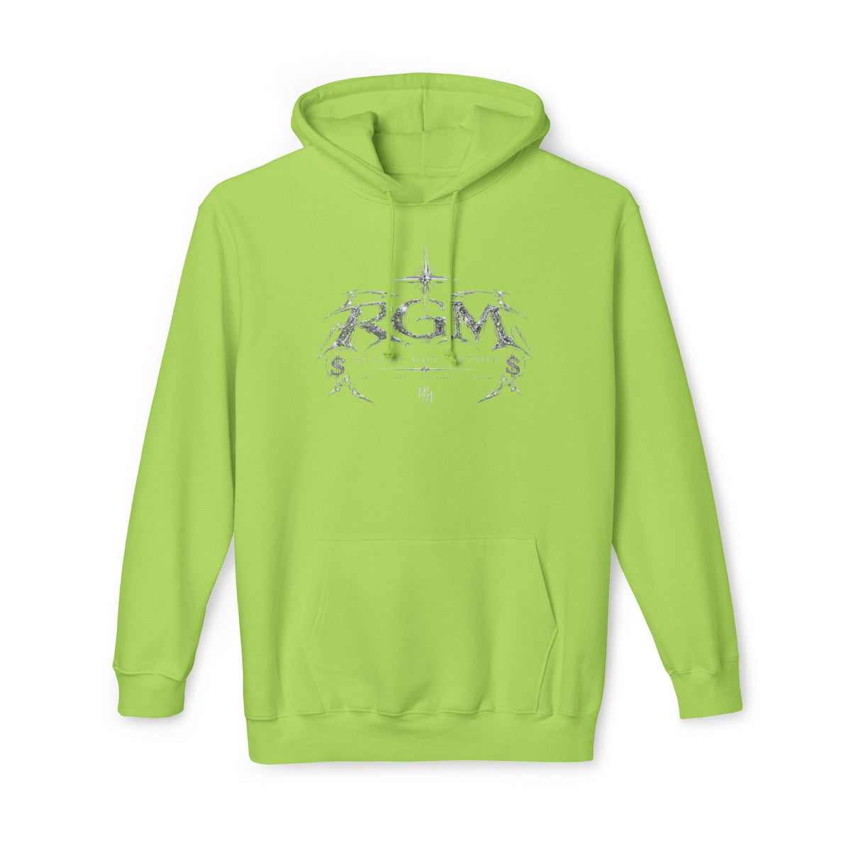 Unisex RGM Distressed Logo Hoodie — Vintage Nautical Graphic Pullover