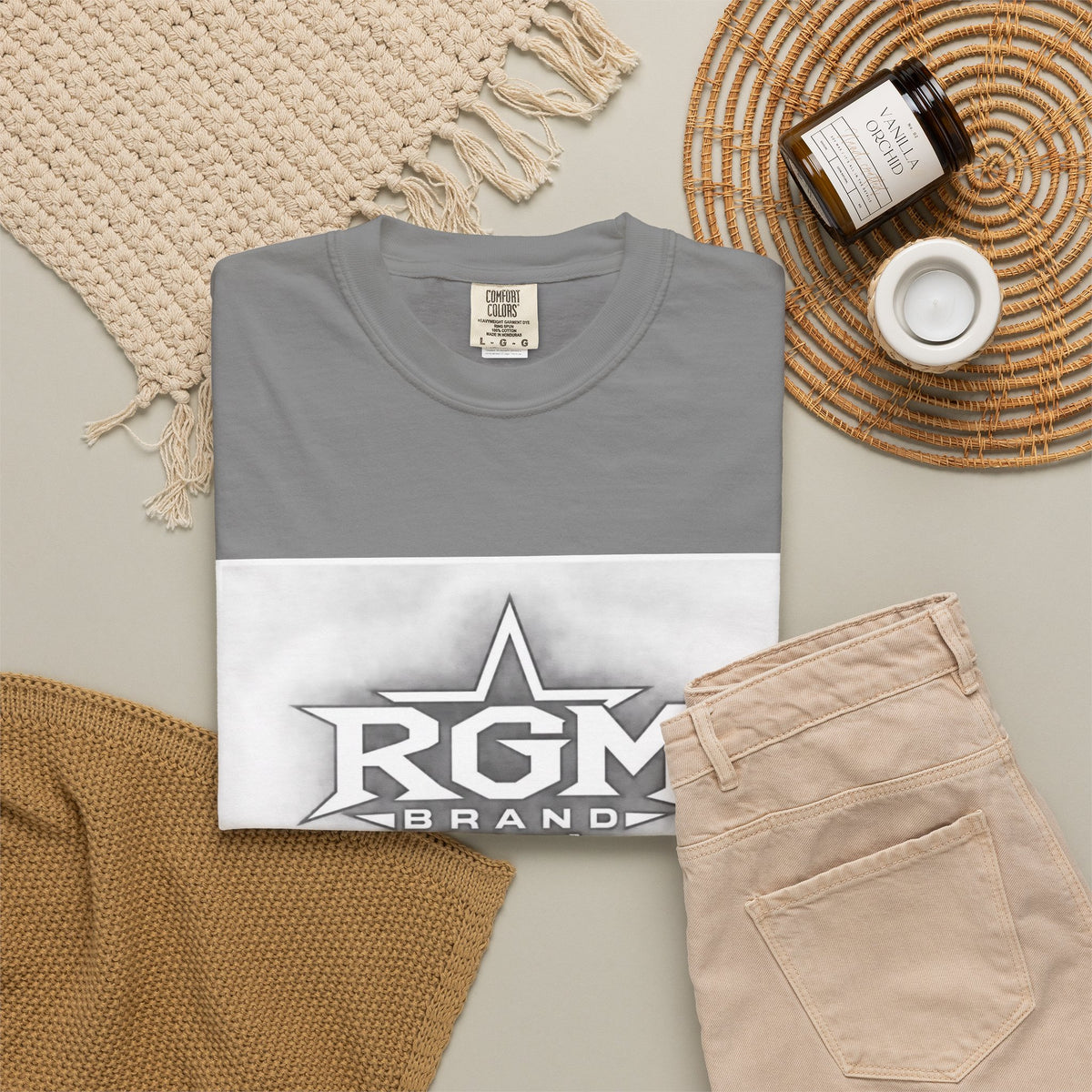 RGM BRAND Garment-Dyed T-shirt