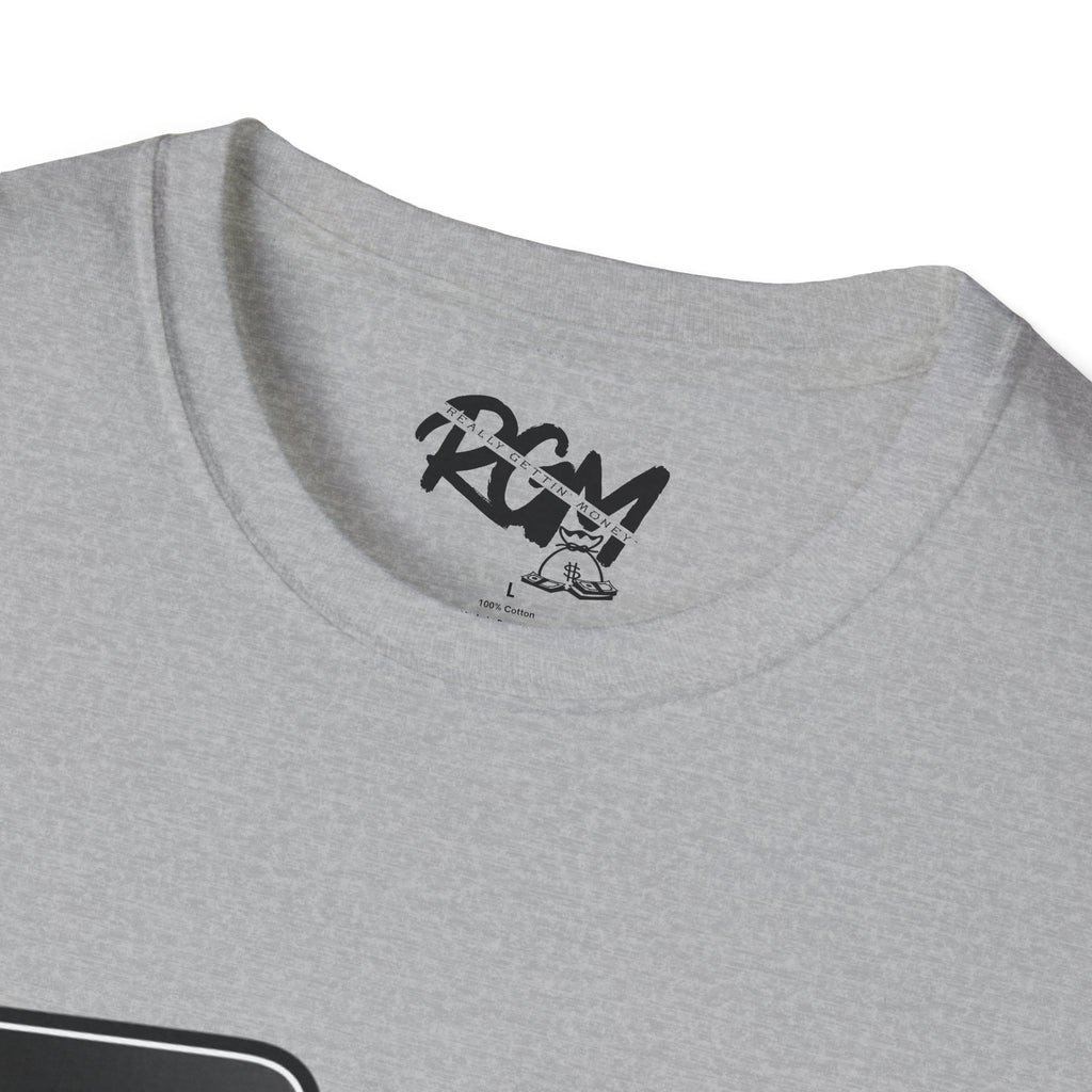Unisex T-Shirt — RGM (Really Gettin Money) Graphic Tee with Money Bag Logo