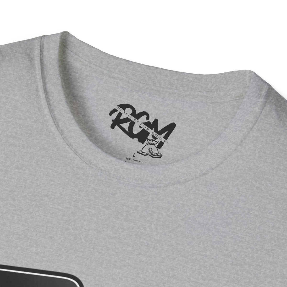 Unisex T-Shirt — RGM (Really Gettin Money) Graphic Tee with Money Bag Logo
