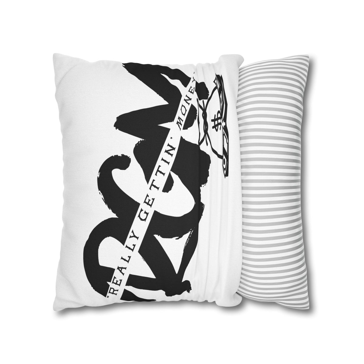 Money Bag Pillowcase – "Really Gettin' Money" Decorative Throw Pillow