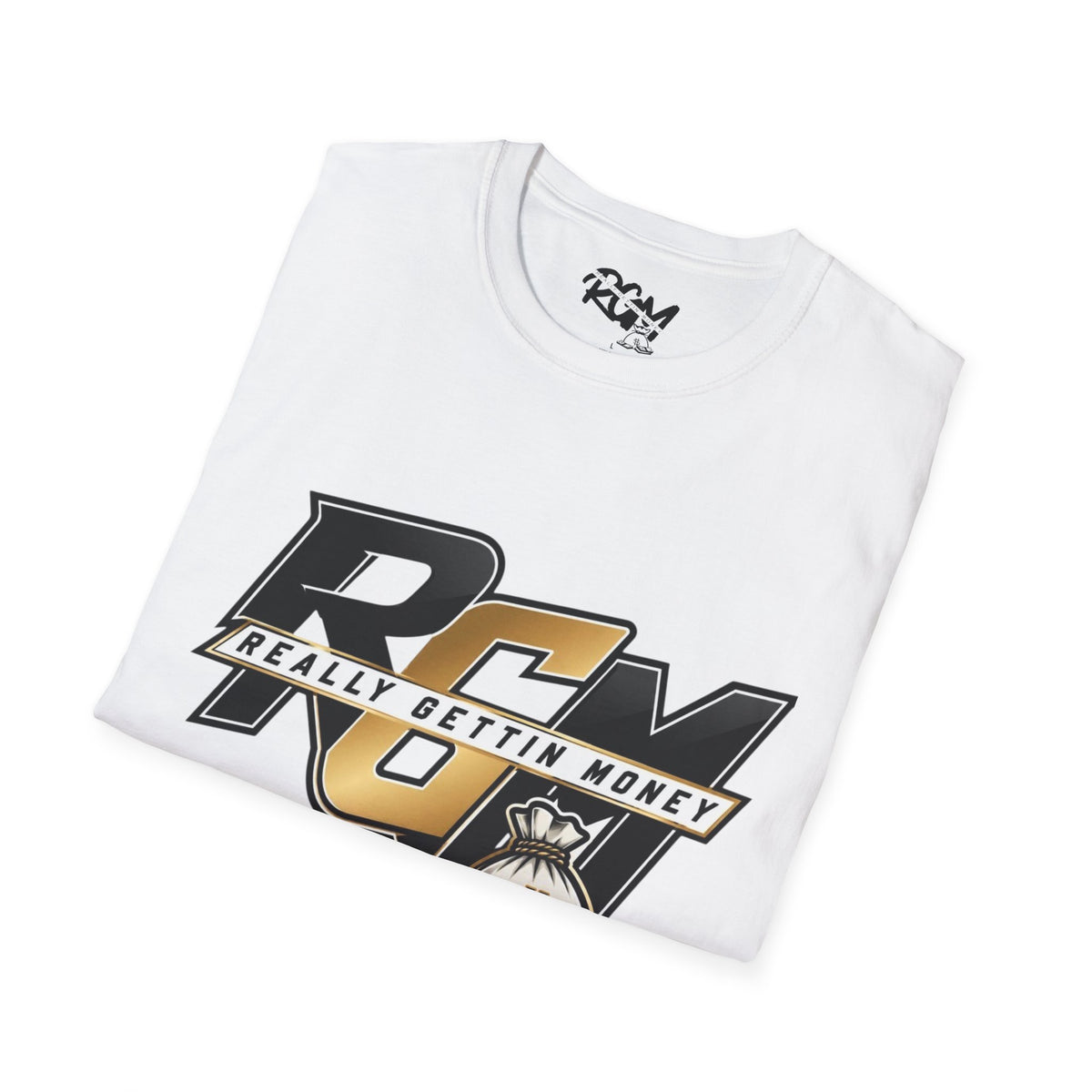 Unisex T-Shirt — RGM (Really Gettin Money) Graphic Tee with Money Bag Logo