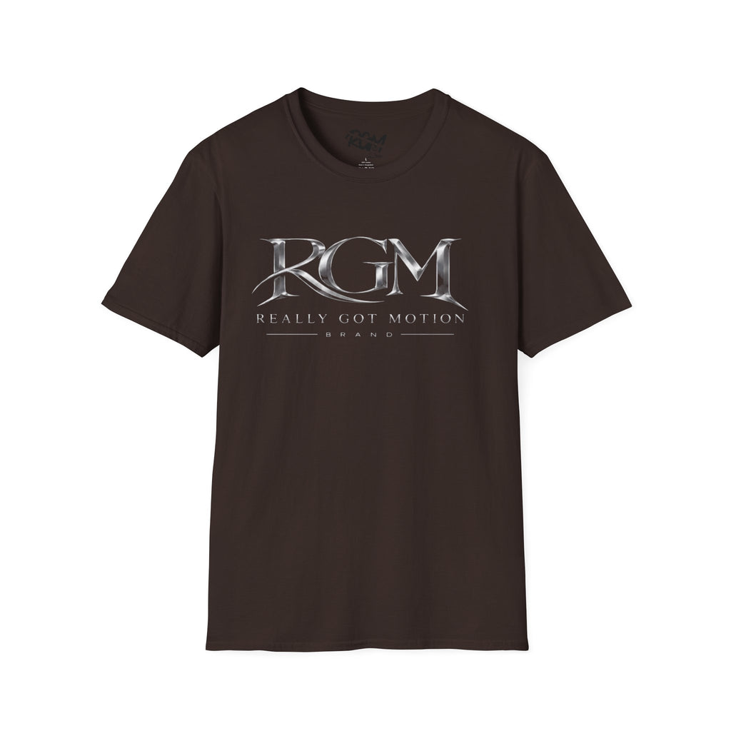 Unisex RGM Metallic Logo T-Shirt — "Really Got Motion" Graphic Tee