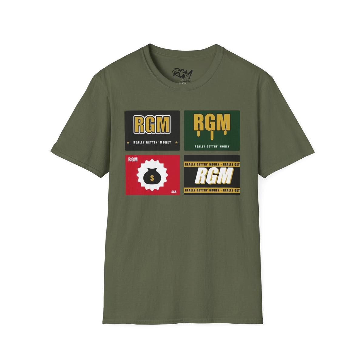 Unisex RGM Retro Logo T-Shirt — Graphic Vintage Patch Design