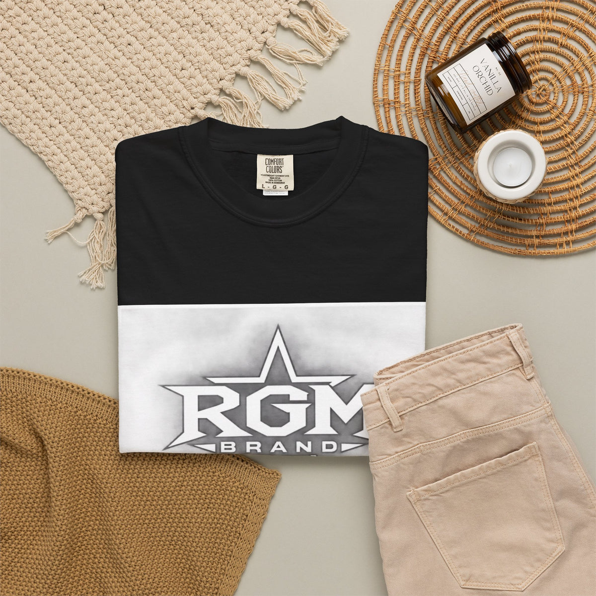 RGM BRAND Garment-Dyed T-shirt