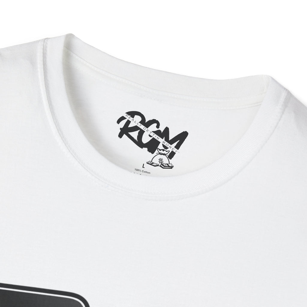 Unisex T-Shirt — RGM (Really Gettin Money) Graphic Tee with Money Bag Logo