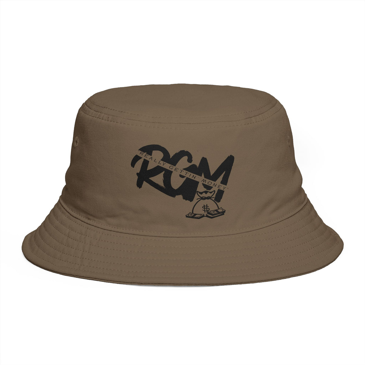 Unisex RGM BRAND RGM Money logo Bucket Hat — Retro Western Streetwear Hat