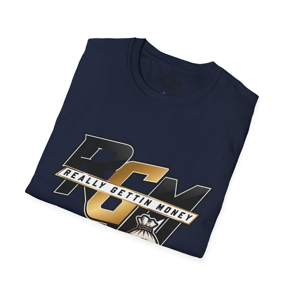 Unisex T-Shirt — RGM (Really Gettin Money) Graphic Tee with Money Bag Logo