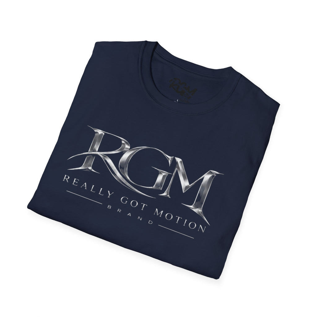 Unisex RGM Metallic Logo T-Shirt — "Really Got Motion" Graphic Tee