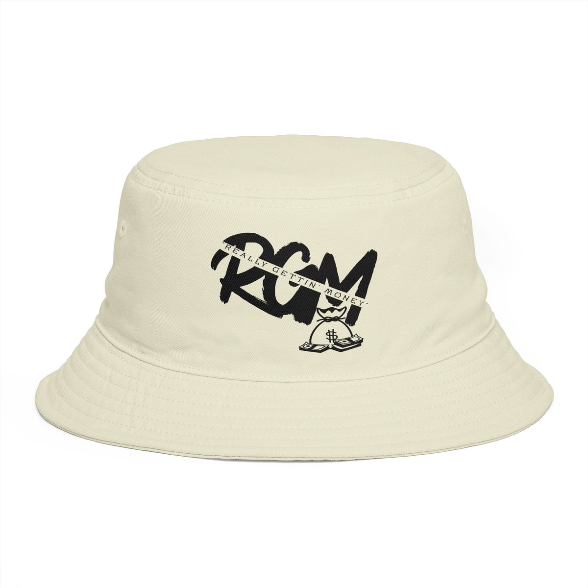 Unisex RGM BRAND RGM Money logo Bucket Hat — Retro Western Streetwear Hat