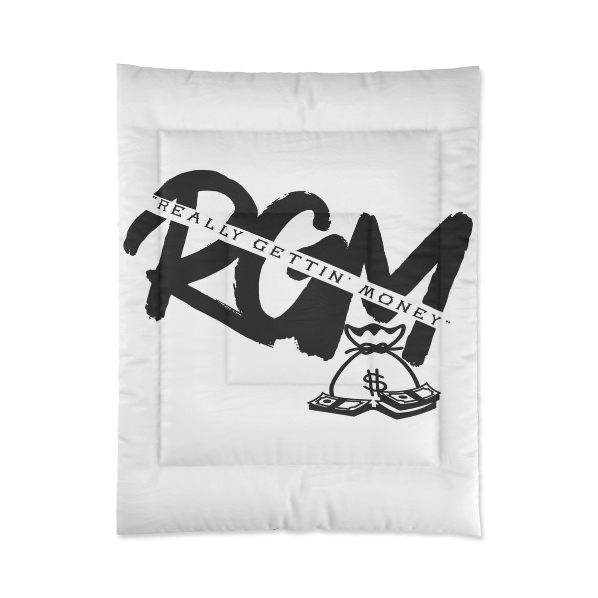 Money Comforter — 'Really Gettin' Money' Graphic Bedding